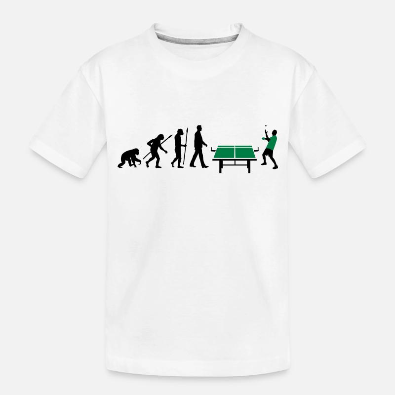 evolution_table_tennis_072012_a_2c - T-shirt bio Premium Enfant - blanc