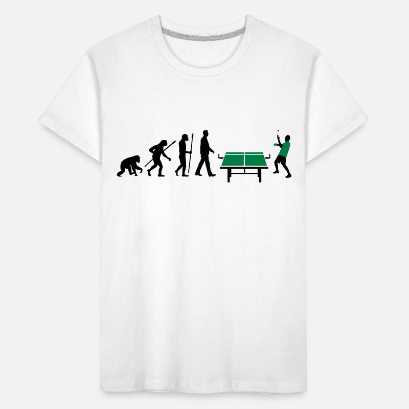 evolution_table_tennis_072012_a_2c Kids' Premium Organic T-Shirt