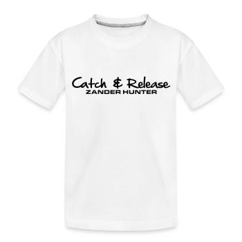 C & R Zander Hunter - T-shirt bio Premium Enfant - blanc - Devant