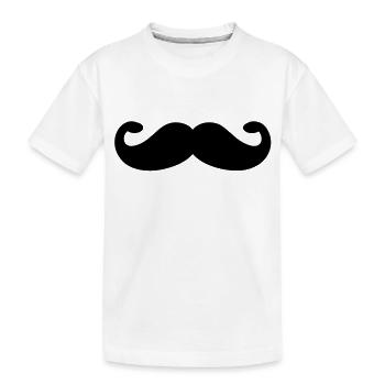 bart - Kinder Premium Bio T-Shirt - Weiß - Vorne