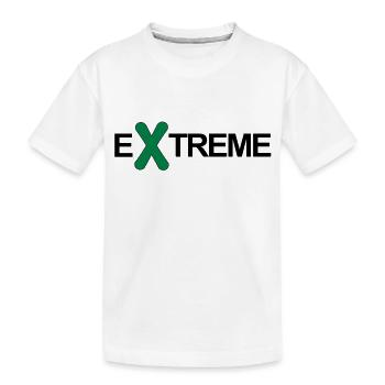 SNOWBOARD, Extreme, snowboarding, winter, schnee - Kinder Premium Bio T-Shirt - Weiß - Vorne