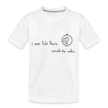 amant de gâteau - T-shirt bio Premium Enfant - blanc - Devant