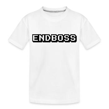 Endboss - Kinder Premium Bio T-Shirt - Weiß - Vorne