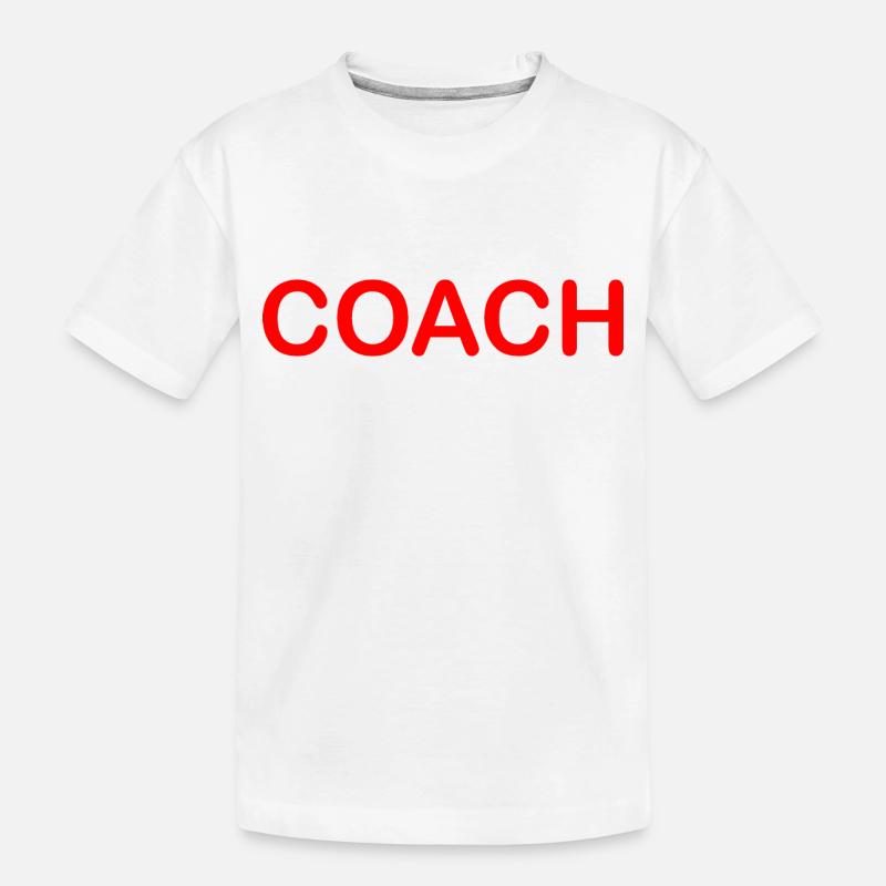Coach - T-shirt bio Premium Enfant - blanc