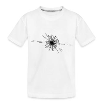 Explosion d’étoiles vectorielles Nova - T-shirt bio Premium Enfant - blanc - Devant