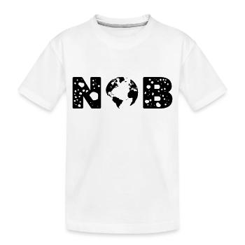no planet B 000019 artboard 1 copy 8 - Kids' Premium Organic T-Shirt - white - Front
