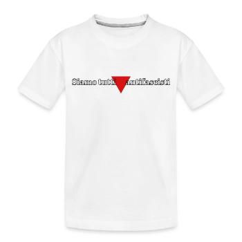 siamo tutti antifascisti - Kids' Premium Organic T-Shirt - white - Front