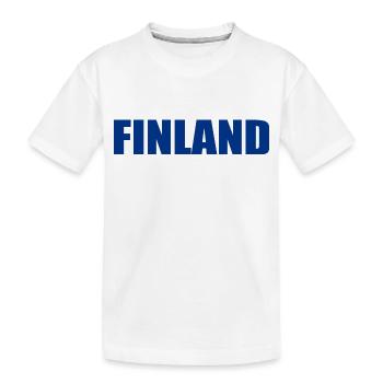 Finlande - T-shirt bio Premium Enfant - blanc - Devant