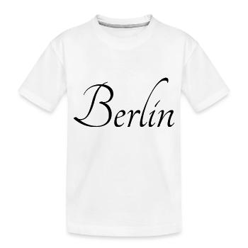 Berlin berlin - Kinder Premium Bio T-Shirt - Weiß - Vorne