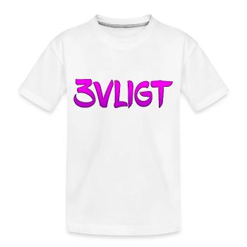 SMS chat langue fortifications anglais trois 3 trois - T-shirt bio Premium Enfant - blanc - Devant