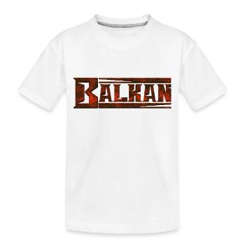 exyu balkan rock bosna croatie serbie - T-shirt bio Premium Enfant - blanc - Devant