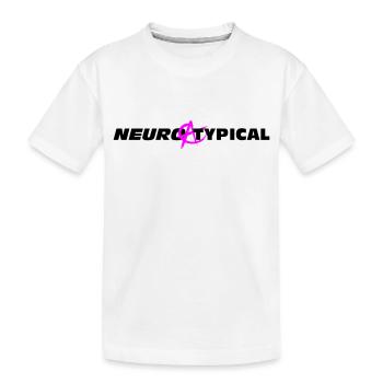 Neuroatypical - Kids' Premium Organic T-Shirt - white - Front