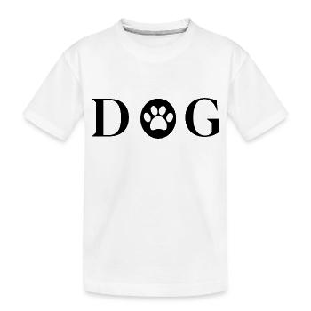Chien de chasse - T-shirt bio Premium Enfant - blanc - Devant