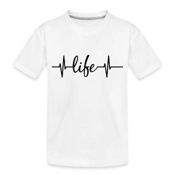Vie - T-shirt bio Premium Enfant - blanc - Devant