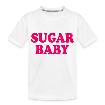 Sugar baby - Kids' Premium Organic T-Shirt - white - Front