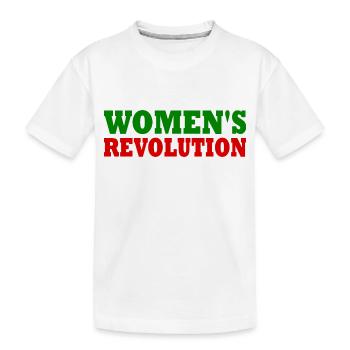 Womens revolution - T-shirt bio Premium Enfant - blanc - Devant