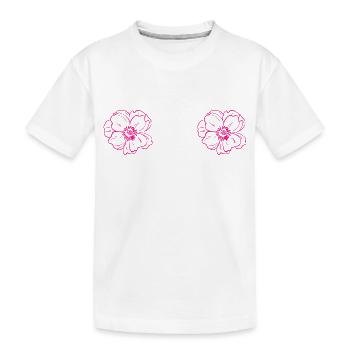 Florist Flower Plant Nature Gardener - Kids' Premium Organic T-Shirt - white - Front