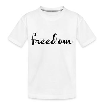 liberté - T-shirt bio Premium Enfant - blanc - Devant