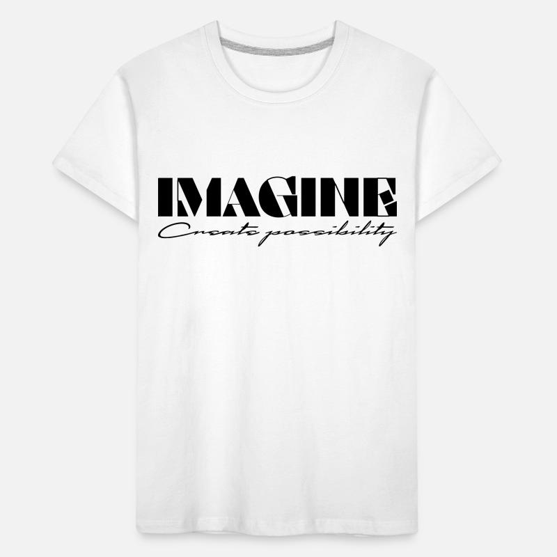 Imagine Create possibility Kids' Premium Organic T-Shirt