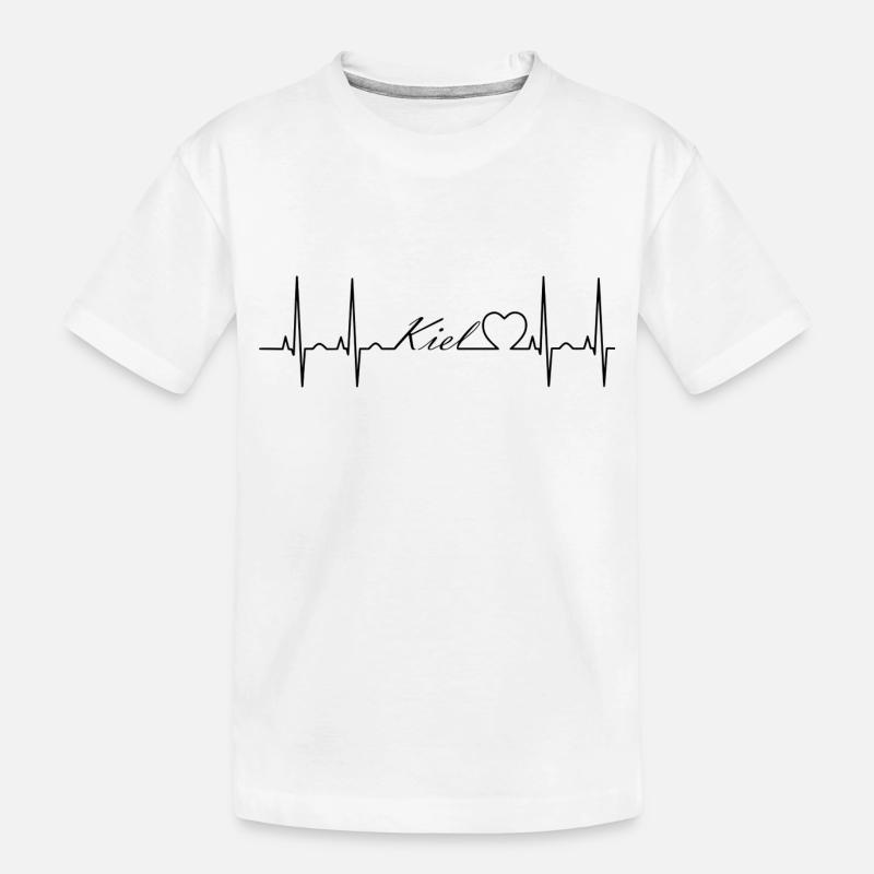 Kiel - Kinder Premium Bio T-Shirt - Weiß