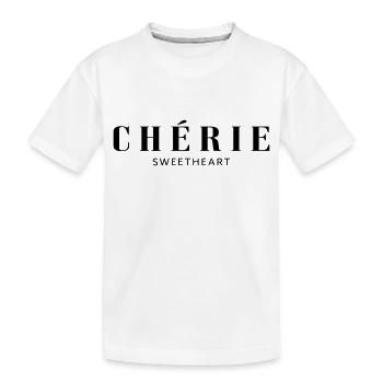 Cherie Sweetheart - Kinder Premium Bio T-Shirt - Weiß - Vorne