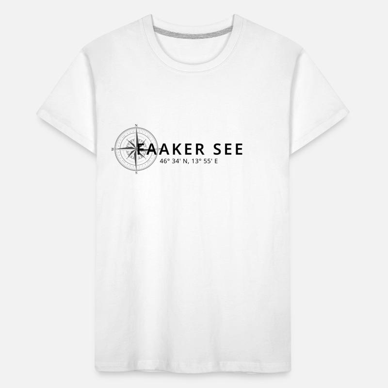 Conception de la boussole Faakersee T-shirt bio Premium Enfant