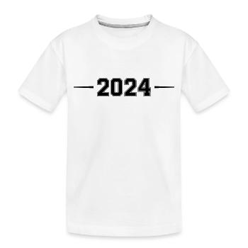 2024 - Kids' Premium Organic T-Shirt - white - Front