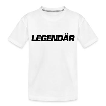 légendaire - T-shirt bio Premium Enfant - blanc - Devant