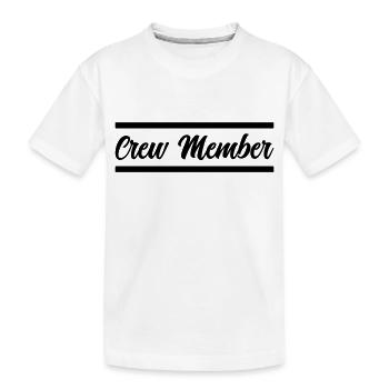 membre d’équipage - T-shirt bio Premium Enfant - blanc - Devant