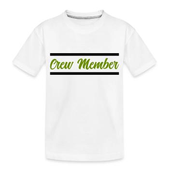 membre d’équipage - T-shirt bio Premium Enfant - blanc - Devant