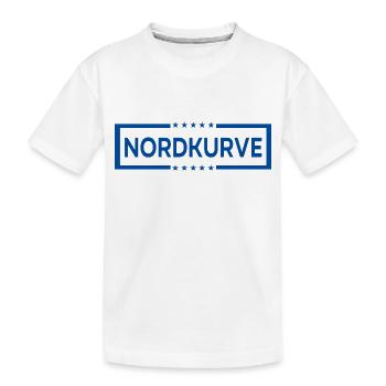 Nordkurve Fan Design - Kids' Premium Organic T-Shirt - white - Front