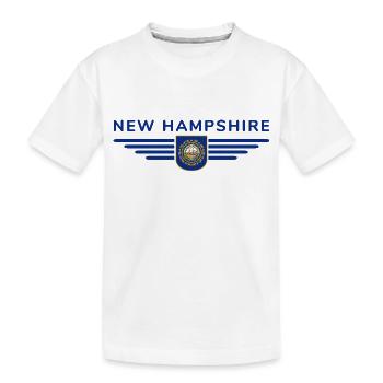 New Hampshire Fan T-Shirt – Must-have! - T-shirt bio Premium Enfant - blanc - Devant
