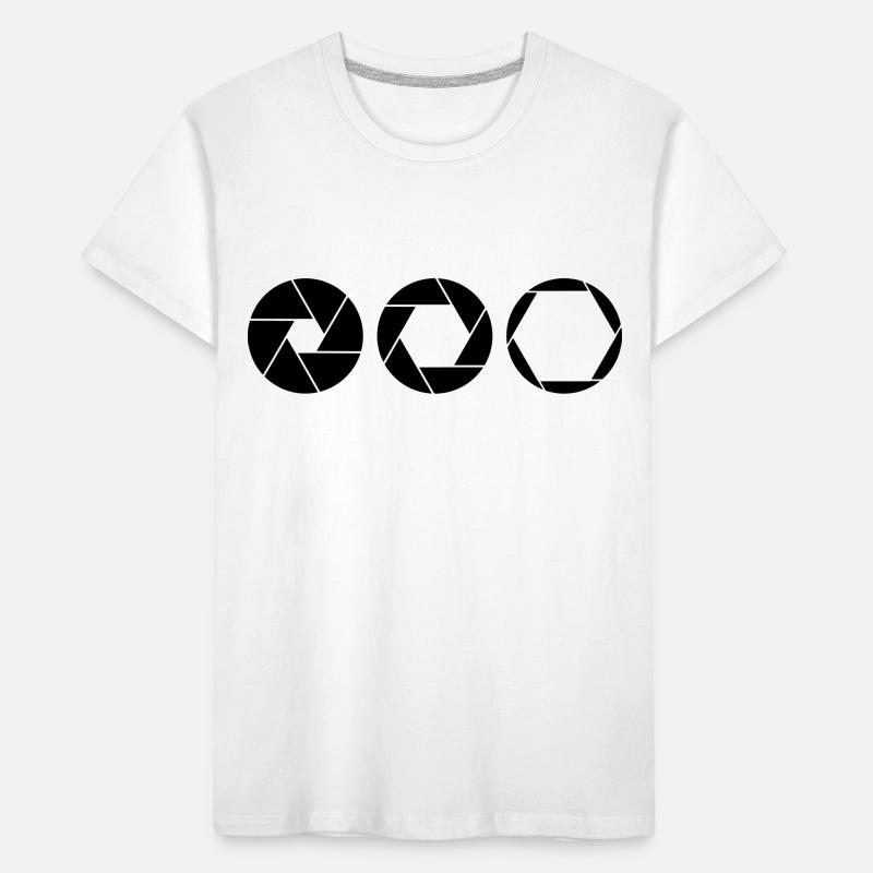 Fotograf Blende Kinder Premium Bio T-Shirt