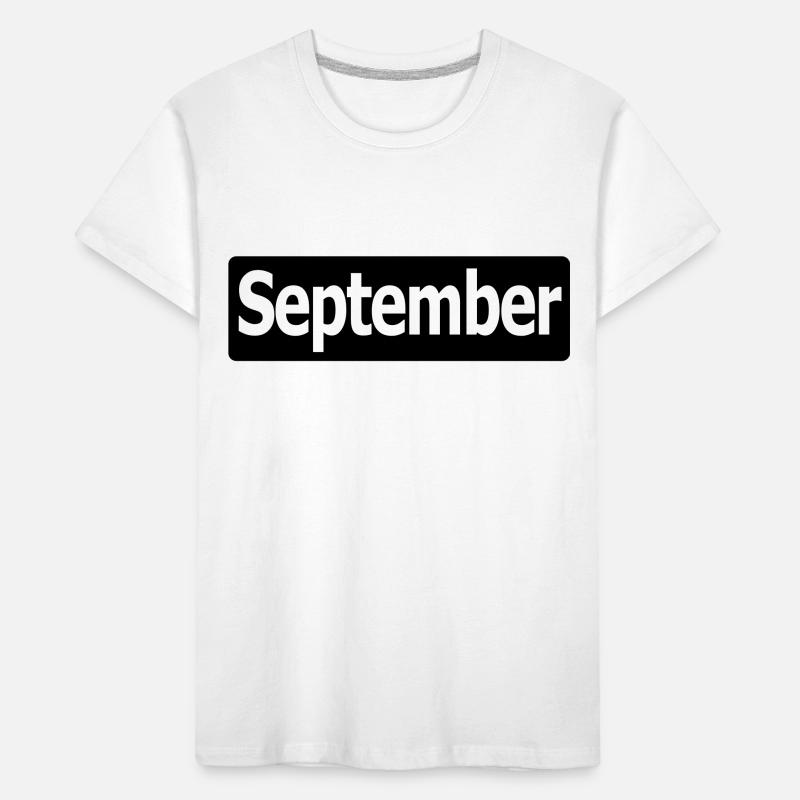 Septembre3 T-shirt bio Premium Enfant