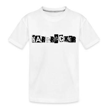 Hardrocker Musik Festival Geschenk - Kinder Premium Bio T-Shirt - Weiß - Vorne