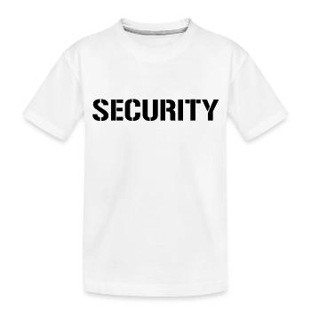 Security - Kinder Premium Bio T-Shirt - Weiß - Vorne