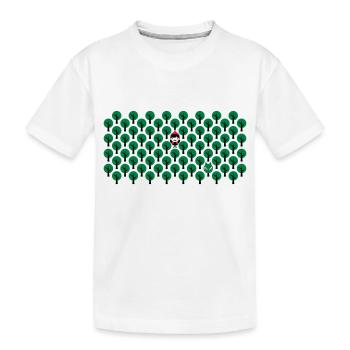 Fairy Tales - - Fairytale - Rotkaeppchen Wolf - - T-shirt bio Premium Enfant - blanc - Devant