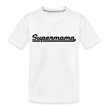 Mama - Kinder Premium Bio T-Shirt - Weiß - Vorne