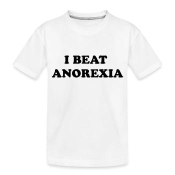 i beat anorexia - T-shirt bio Premium Enfant - blanc - Devant