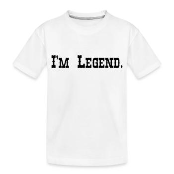 I'm Legend. - Kinder Premium Bio T-Shirt - Weiß - Vorne