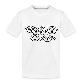 Singen - Chor - Kinder Premium Bio T-Shirt - Weiß - Vorne