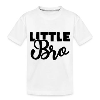 Little Bro - Kinder Premium Bio T-Shirt - Weiß - Vorne