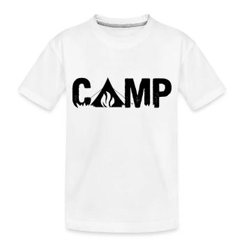 Camp - T-shirt bio Premium Enfant - blanc - Devant