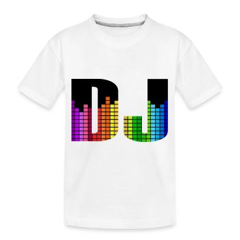 DJ Bunter Equalizer - Kinder Premium Bio T-Shirt - Weiß - Vorne