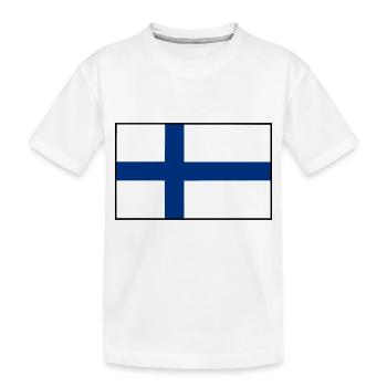 Finlande - T-shirt bio Premium Enfant - blanc - Devant