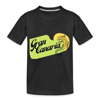 Gran Canaria - Kids' Premium Organic T-Shirt - black - Front