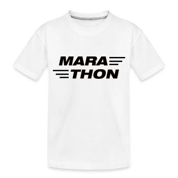 Fußball Soccer - Kinder Premium Bio T-Shirt - Weiß - Vorne