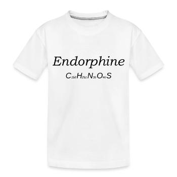 Endorphin - Kinder Premium Bio T-Shirt - Weiß - Vorne