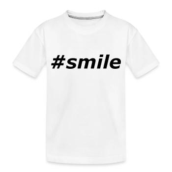 #smile - T-shirt bio Premium Enfant - blanc - Devant