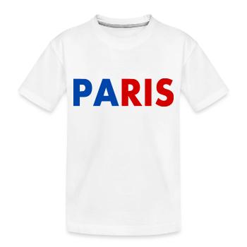 Paris - T-shirt bio Premium Enfant - blanc - Devant